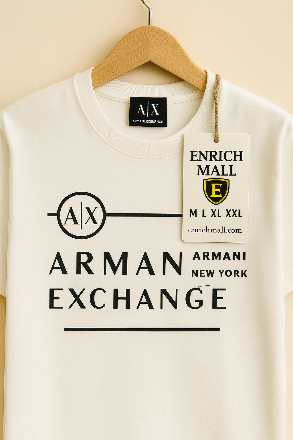 Signature Exchange Logo Oversized Cotton T-Shirt