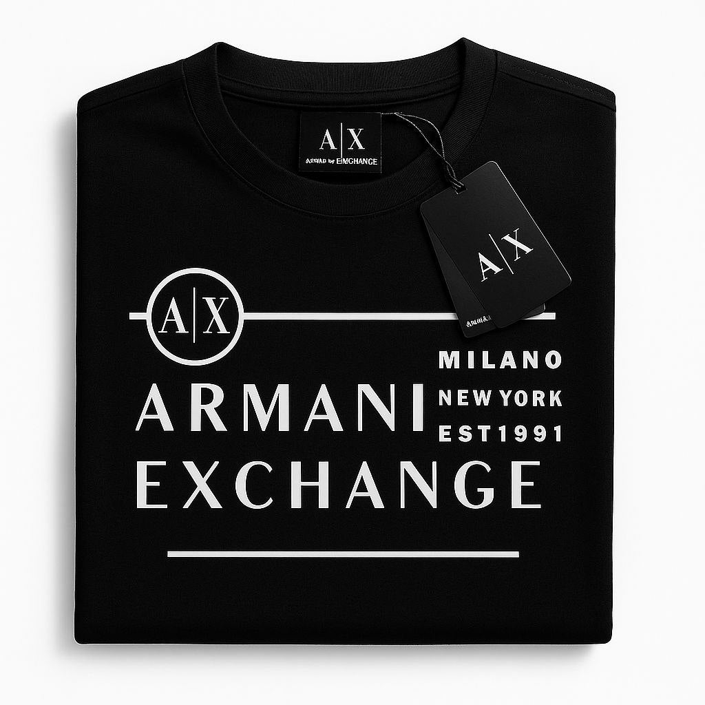 Signature Exchange Logo Oversized Cotton T-Shirt