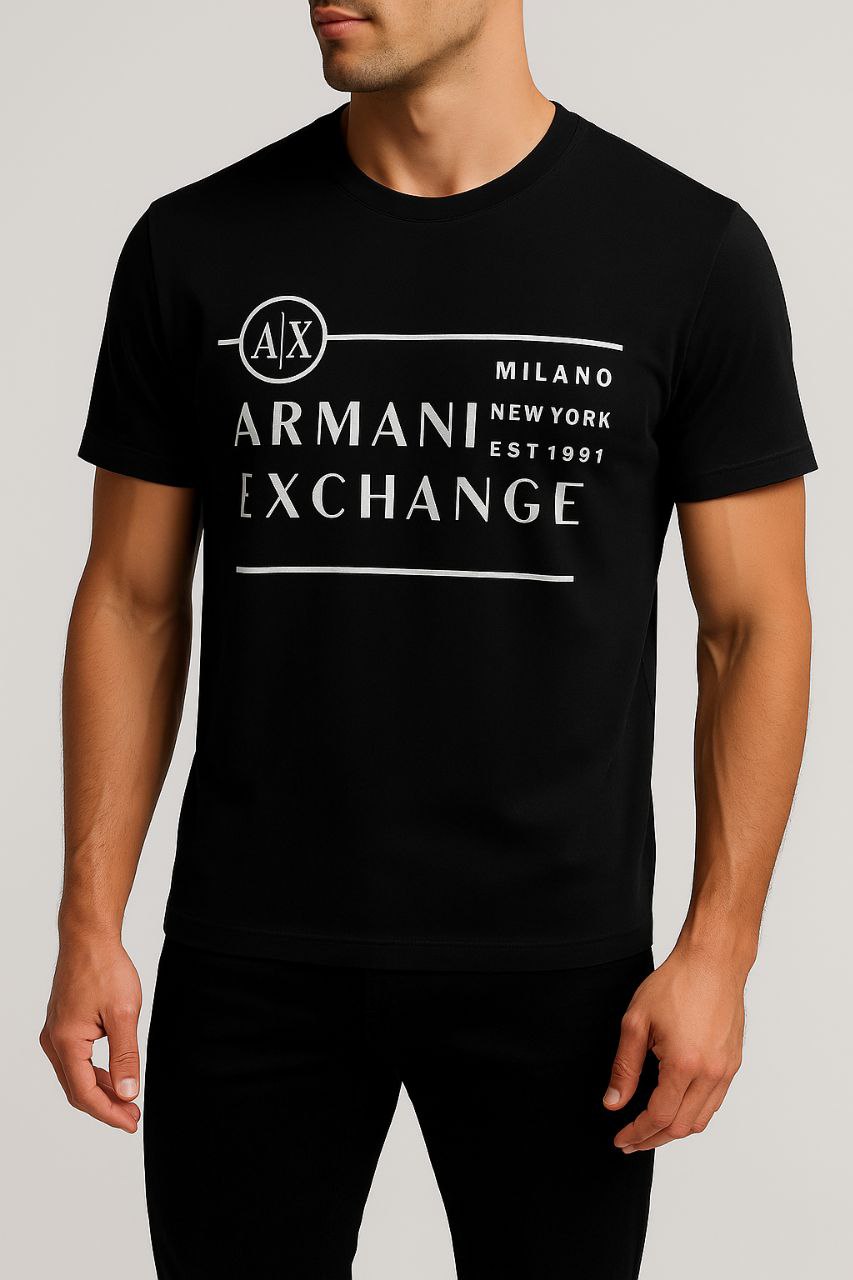 Signature Exchange Logo Oversized Cotton T-Shirt