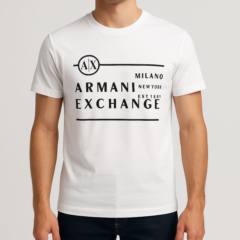 Signature Exchange Logo Oversized Cotton T-Shirt