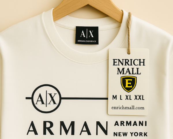 Signature Exchange Logo Oversized Cotton T-Shirt